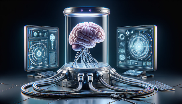brain and computer