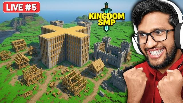 ME AND THE BOYS EXPLORING KINGDOM SMP MINECRAFT WORLD ! DAY 5