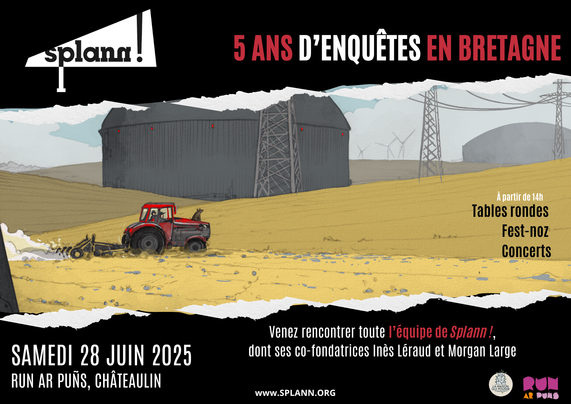 Cinq ans d'enquêtes en Bretagne, samedi 28 juin 2025, à Châteaulin (29)