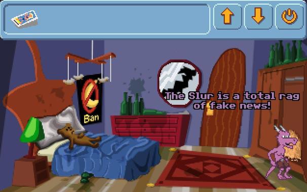 Gurk in Banannan's bedroom