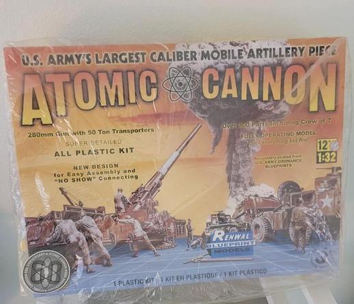 Model kit for an atomic cannon