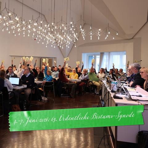 Blick in das Plenum der 64. Ordentlichen Synode des Katholischen Bistums der Alt-Katholiken in Deutschland (2024 in Mainz)