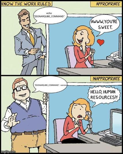 The previous problem represented as a "Hello, Human Resources?!" meme