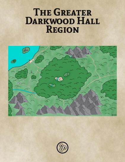 Map of the Darkwood Hall Region