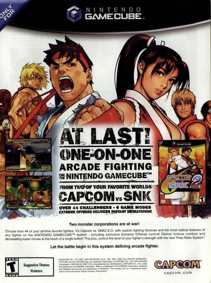 Capcom vs. SNK 2 E.O. Magazine Ad (2002)