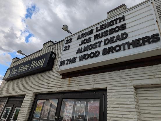 A picture of the Marquee at The Stone pony