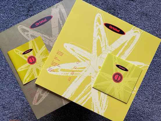 Orbital debut x 4 in LP and CD