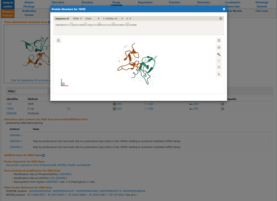 protein structure viewer in a small window popped up on top of a large screen (I left out the margins which is where most of the pixels go).