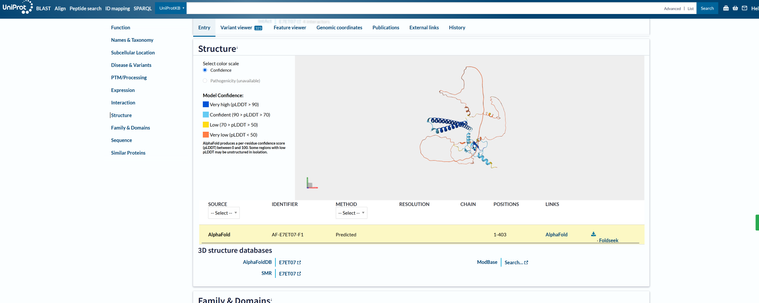 protein structure in small window of bigger web page, no way to full size.