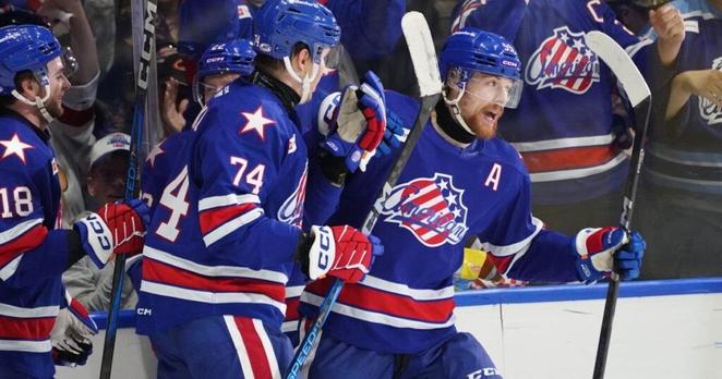 Amerks get North finals to Game 5 with rout of Laval