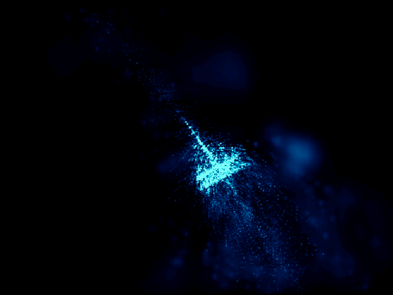 BeOS galaxy screensaver