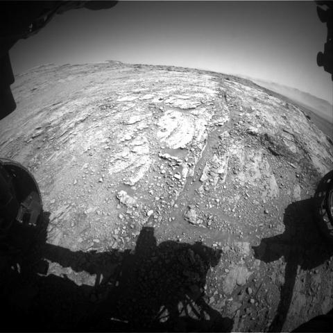 Image taken on Mars by rover Curiosity.