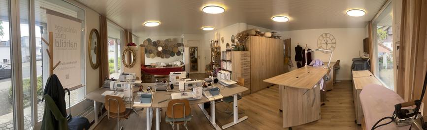 Panoramafoto der Nählounge