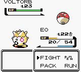 Screenshot of Pokémon Gold