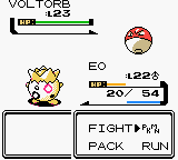 Screenshot of Pokémon Gold