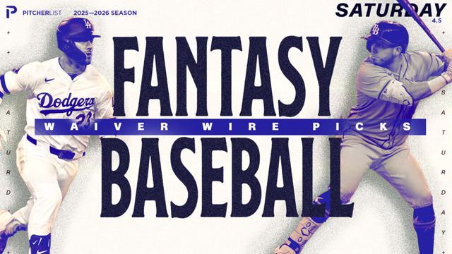 Fantasy Baseball Waiver Wire Picks: 5/3