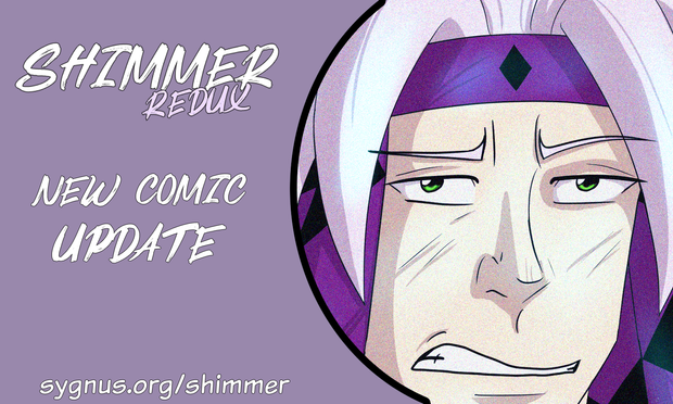 Sneak peek of today's webcomic page.