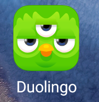 Duolingo -Logo mit 3 Augen
