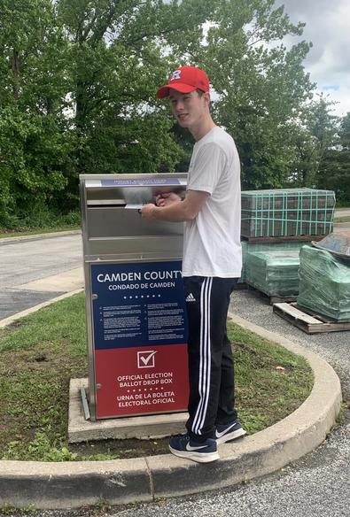First-time voter voting by mail in NJ