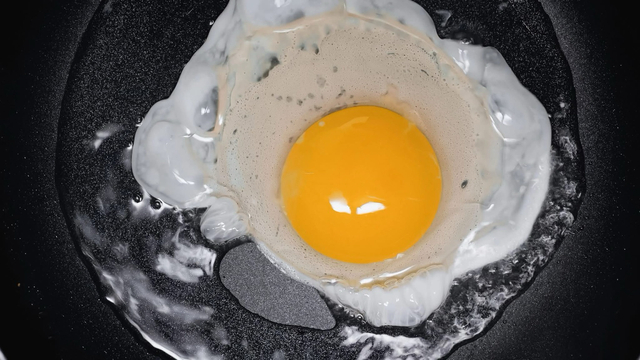 A fried egg