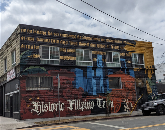 Mural showing off Historic Filipino Town