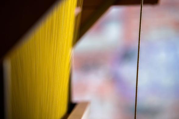 “Nearly 3 metres high and weighing more than half a tonne, the loom was an intricate machine of polished wood, steel, compressed air and #mechatronics: simultaneously a grand monument to the golden age of the Textile Industry and a modern tool for weaving strands of yarn into intricate fabrics”

A Jacquard loom. Yellow yarn turned to fabric. 

source https://www.theguardian.com/australia-news/2025/may/25/a-new-room-for-a-doomed-loom-and-the-battle-to-save-australias-slowly-dying-crafts