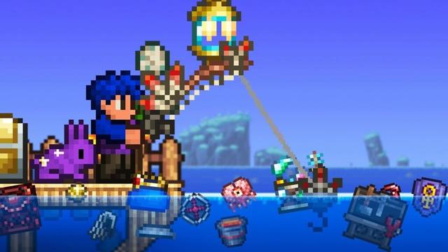 TERRARIA MAS... PESCAR É ALEATÓRIO