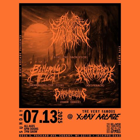 Bind The Sacrifice / Beheading The Icon / Knifeback / Dark Deeds