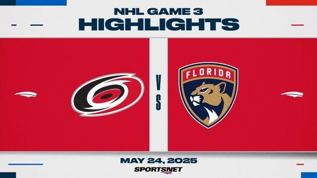 NHL Game 3 Highlights | Hurricanes vs. Panthers - May 24, 2025