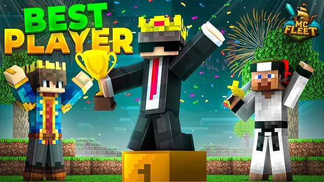 How I Became the BEST PLAYER on GamerFleet's Minecraft Server!