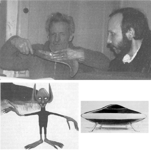 Italy, November 24 1978 - 61 year old Angelo D'Ambros encountered beings with fangs and very long fingers that tried to steal his axe from him, they left in a UFO