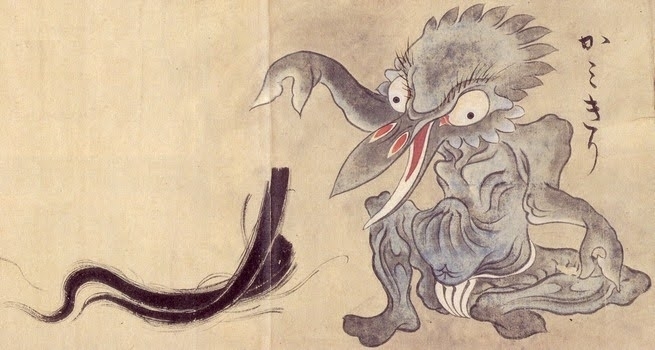 A small humanoid creature with an insect-like face and arms ending in pincers. It appears to be releasing a lock if cut hair.