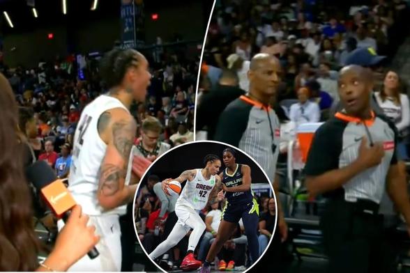 Brittney Griner walks way from interview to rip refs in wild moment