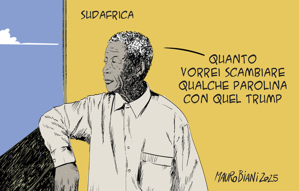 Mandela: "quanto vorrei scambiare qualche parolina con quel trump"