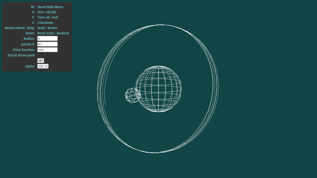 two spheres and the path, several issues