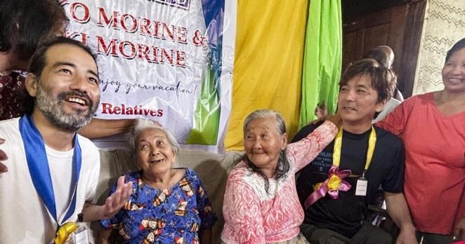 Octogenarians in Philippines given Japan citizenship meet Okinawa kin