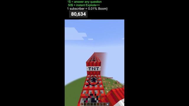 🔴Minecraft - TNT village  #minecraft #live  #trending  #shortslive  #shortsfeed