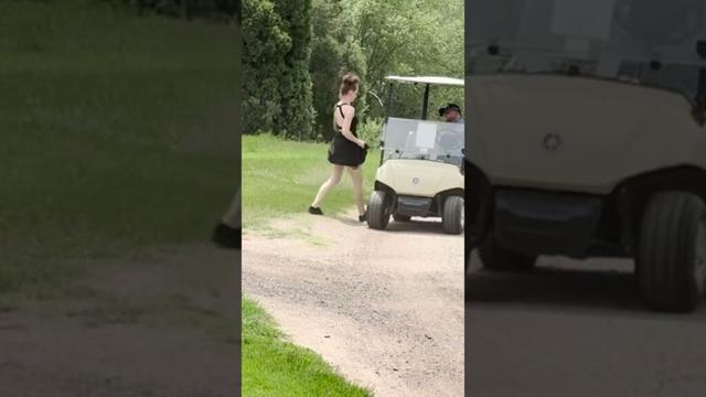 Rizzing the Cart Girl at the golf course