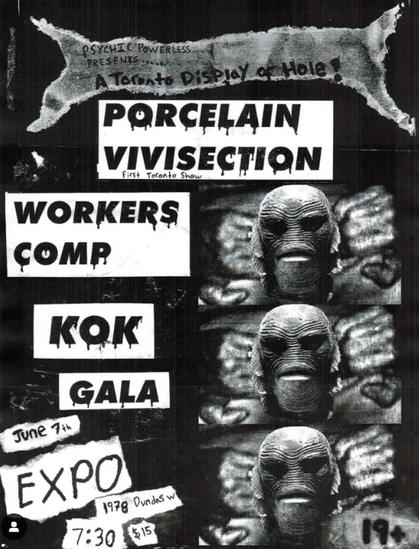 Porcelain Vivisection / Workers Comp / Kok / Gala