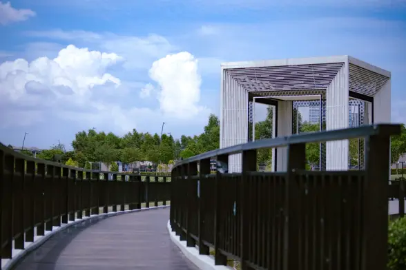 Bridge at the park.