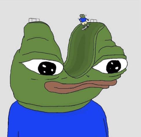 pepe with imploded half pipe head