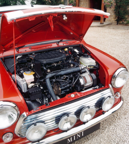 #RoverMiniCooper #MiniMPi engine bay stickers by http://miniphernalia.co.uk