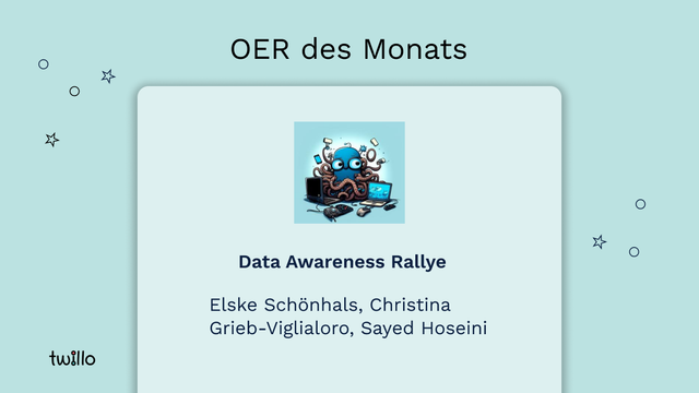 willo-Template OER des Monats: Data Awareness Rallye von Elske Schönhals, Christina Grieb-Viglialoro, Sayed Hoseini