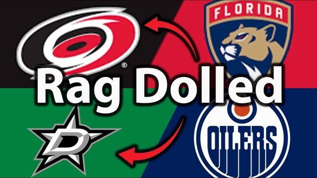 Edmonton Oilers & Florida Panthers DOMINATE Dallas Stars and Carolina Hurricanes NHL Playoffs