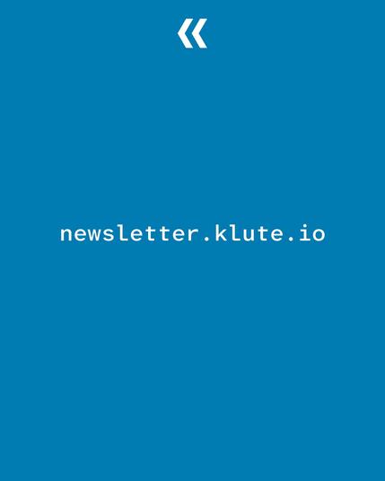 newsletter.klute.io
