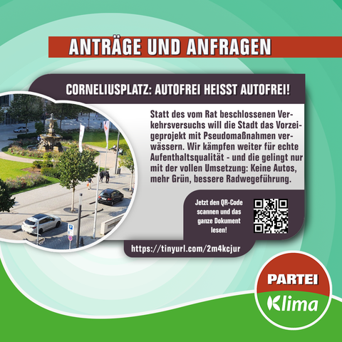 Zu sehen ist der Corneliusplatz aus isometrischer Perspektive.