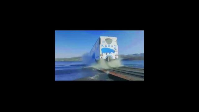 Bus that dives into water #japan #travel #shorts