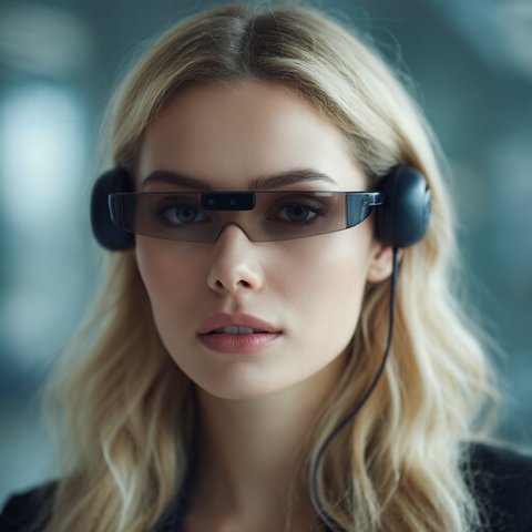 AI-generated concept design for The vOICe vision BCI glasses.

To ChatGPT: Explain how smart glasses with AI-based scene description, OCR for reading print, and visual-to-auditory sensory substitution for "raw vision" will erode the market opportunities for all implantable visual prostheses (retinal implants and brain implants for restoring vision to the blind). https://chatgpt.com/share/68349bdd-b670-8004-8788-893ca3f98ae5