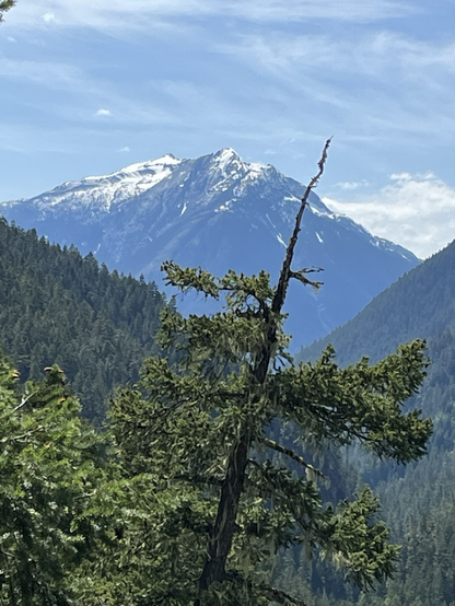 View of mountains to the South
