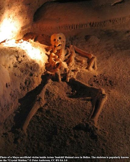 Chopped-up human remains in Guatemala’s ‘blood cave’ reveal ancient Maya sacrificial rituals

In a flooded cave in the north of Guatemala, archaeologists discovered gruesome evidence of human sacrifice rituals among the ancient Maya. Under the ancient city of Dos Pilas, the location known as Cueva de Sangre, or “Blood Cave,” contains over a hundred fragments of human remains—a significant number of which show traces of violent trauma—dating to nearly 2,000 years ago.

The cave was first documented in the early 1990s as part of a broader survey of underground chambers used by the Maya between 400 BCE and  250 CE. But only recently has serious research begun to analyze the macabre remains that lie scattered across its floor. Archaeologists now believe the cave was a ritual center for sacrificial offerings intended to appease the Maya rain god, Chaac...